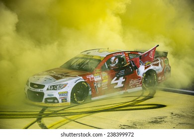 Homestead, FL - Nov 16, 2014:  Kevin Harvick (4) Wins The NASCAR Sprint Cup Series Championship At Homestead-Miami Speedway In Homestead, FL. 