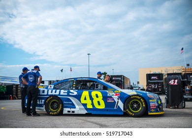 Homestead, FL - Nov 19, 2016: The #48 Lowe's Chevy Goes Through Tech Inspection  During The Ford EcoBoost 400 Weekend At The Homestead-Miami Speedway In Homestead, FL.

