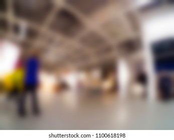 Home-store Shopping Mall Theme Creative Abstract Blur Background With Bokeh Effect