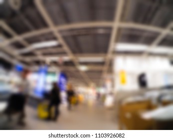 Home-store Shopping Mall Theme Creative Abstract Blur Background With Bokeh Effect