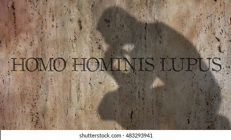 https://image.shutterstock.com/image-photo/homo-hominis-lupus-latin-phrase-260nw-483293941.jpg