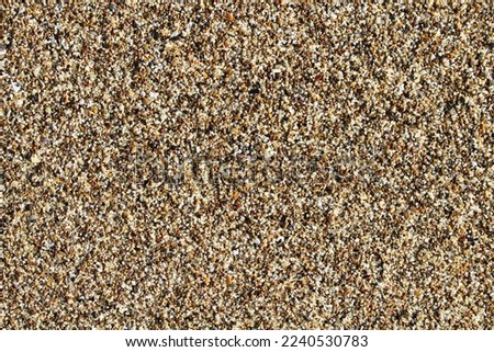 homogeneous texture of sand coarse fraction background