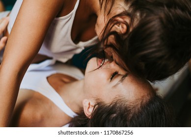 Homosexual couple lifestyle moments at home. Conceptual photo about homosexuality - Powered by Shutterstock