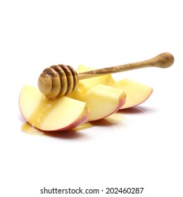 Honey Apple On White Background Stock Photo 202460287 | Shutterstock