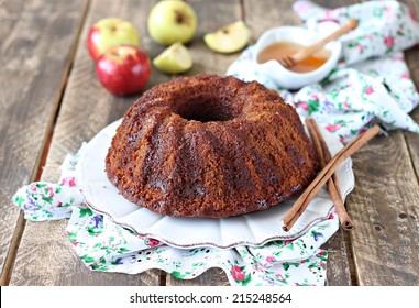 Honey Cake, Traditional Food Of Jewish New Near