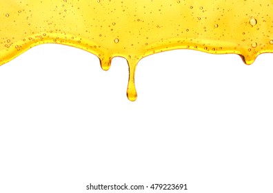 Honey Dripping Isolated On White Background Stock Photo (edit Now 