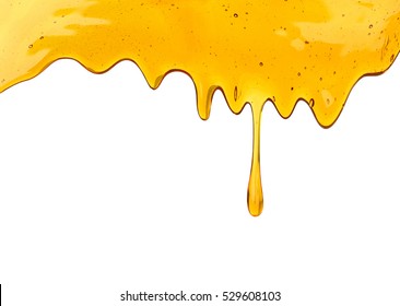 Dripping Honey Background Vector Art Illustration Stock Vector (Royalty ...