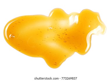 Honey Isolated On White Background, Top View