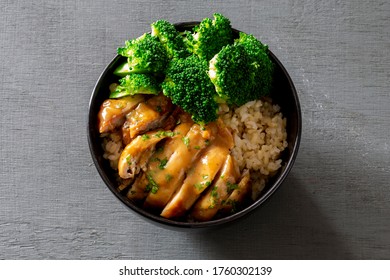 Honey Mustard Chicken And Broccoli With Rice