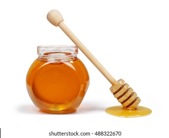 Honey pot and honey dipper - Powered by Shutterstock