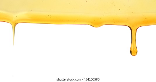 Honey Stain Isolated On White Background Stock Photo 454100590 ...