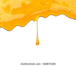 Honey Swirl On White Background Stock Photo 544872328 | Shutterstock