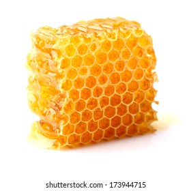 Honeycomb In Closeup