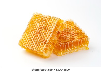 Honeycomb isolated on white background, healthy products by organic natural ingredients concept - Powered by Shutterstock