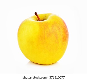 Honeycrisp Apple Isolated On White Background