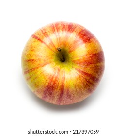 Honeycrisp Apple On White Background