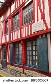 Honfleur; France - August 18 2020 : The Erik Satie House