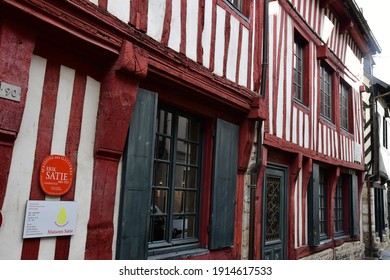 Honfleur; France - August 18 2020 : The Erik Satie House