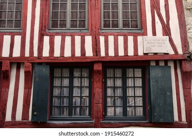 Honfleur; France - August 18 2020 : The Erik Satie House