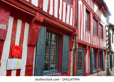 Honfleur; France - August 18 2020 : The Erik Satie House