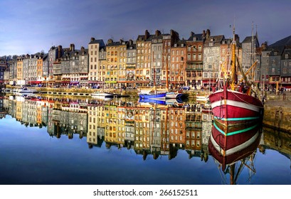 Honfleur, normandy city in France - Shutterstock ID 266152511