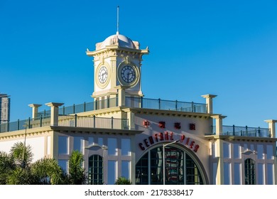 Hong Kong - 12July2022 : Central Ferry Pier With Edwardian Architecture