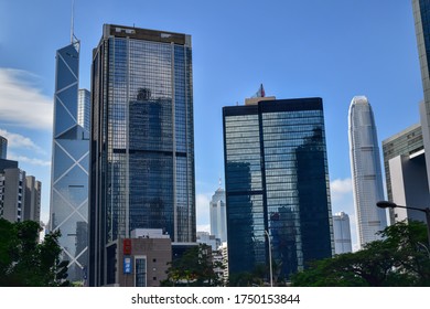 Hong Kong: 7th November 2018: Beautiful view of the buildings of Central. - Shutterstock ID 1750153844