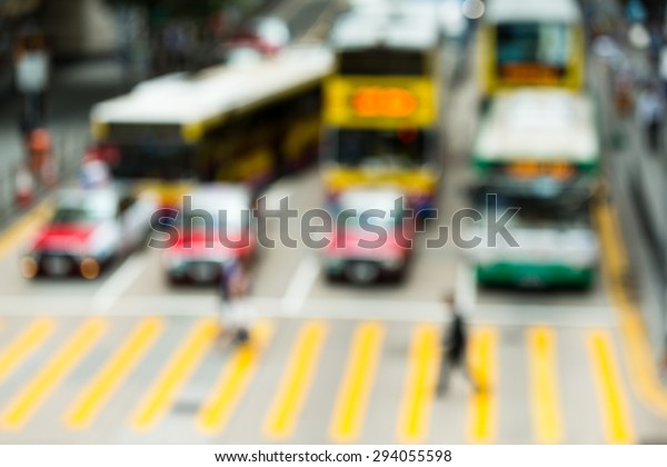 Hong Kong Busy\
Street