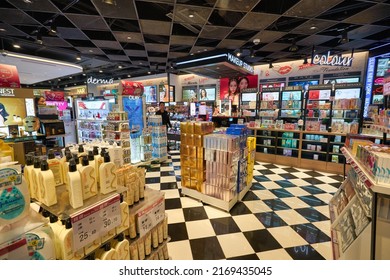 HONG KONG, CHINA - CIRCA DECEMBER, 2019: Interior Shot Of Watsons Store In Hong Kong. Watsons Is A Health Care And Beauty Care Chain Store In Asia And Europe.