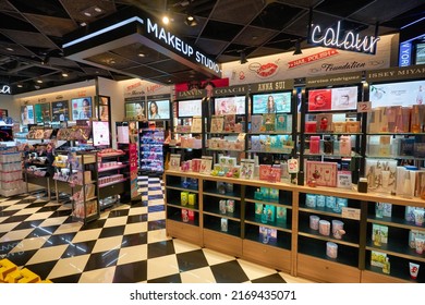 HONG KONG, CHINA - CIRCA DECEMBER, 2019: Interior Shot Of Watsons Store In Hong Kong. Watsons Is A Health Care And Beauty Care Chain Store In Asia And Europe.