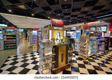 HONG KONG, CHINA - CIRCA DECEMBER, 2019: Interior Shot Of Watsons Store In Hong Kong. Watsons Is A Health Care And Beauty Care Chain Store In Asia And Europe.