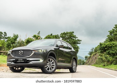 Hong Kong, China June 4, 2020 : Mazda CX-8 Test Drive Day June 4 2020 in Hong Kong.