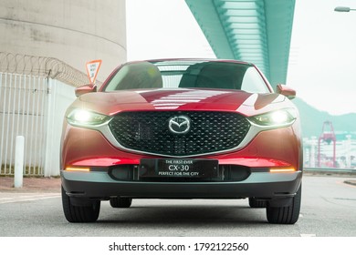 Hong Kong, China March 6, 2020 : Mazda CX-30 2020 Test Drive Day March 6 2020 in Hong Kong.