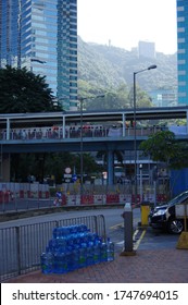 Hong Kong, China - Nov 27, 2016: Filipino Maid Gathered On Elevated Walkway At Central Hongkong On Sunday Day Off As A Tradition