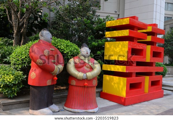 Hong Kong, China- Sep 18 2022:  Located in the\
heart of the intimate Wan Chai community, Lee Tung Avenue is\
surrounded by local stores, market stalls and down-to-earth joints.\
Various types of lantern