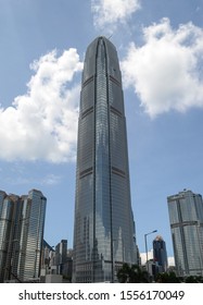 Hong Kong, China - September 10 2014: View On The IFC Inernational Finance Centre By César Pelli