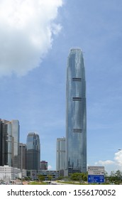 Hong Kong, China - September 10 2014: View On The IFC Inernational Finance Centre By César Pelli