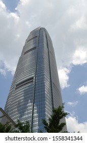 Hong Kong, China - September 10 2014: View On The IFC International Finance Centre Skyscraper By César Pelli