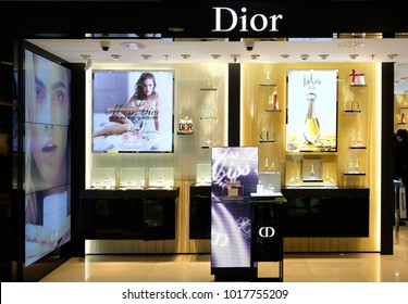 HONG KONG - FEBRUARY 4, 2018:  Dior store in Hong Kong.