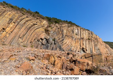 Hong Kong Geographical Park Natural Hexagonal Column 