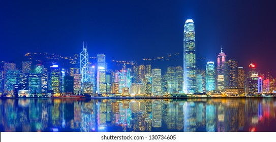 Hong Kong Island From Kowloon.