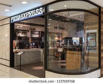 Hong Kong, July 17, 2018: PizzaExpress In Hong Kong.