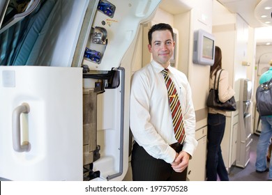 Emirates Male Cabin Crew Member High Res Stock Images Shutterstock