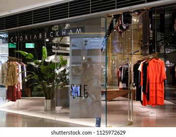 Hong Kong, June 16, 2018: Victoria Beckham Store In Hong Kong.