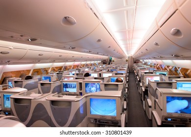Royalty Free Emirates Airbus A380 Interior Stock Images