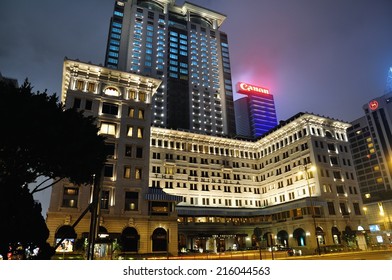 HONG KONG- MAY 13,2013:The Peninsula Hong Kong The Peninsula Hong Kong, Located In Tsim Sha Tsui, Kowloon, Hong Kong, Is The Flagship Property Of The The Peninsula Hotels Group. 