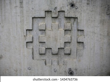 Hong Kong - May 5 2019: Hong Kong Housing Authority Sign In The Concrete Wall .  It Is The Main Provider Of Public Housing In Hong Kong. It Was Established In 1973 Under The Housing Ordinance