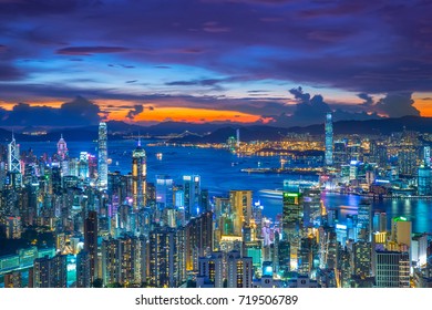 Hong Kong At Night