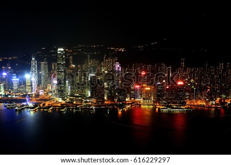 Similar – Hong Kong Skyline Hongkong