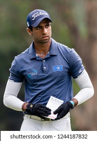 Hong Kong - November 24 2018: Aaron Rai Of England Reacts During Day Three Of The Honma Hong Kong Open In Hong Kong, Hong Kong. 